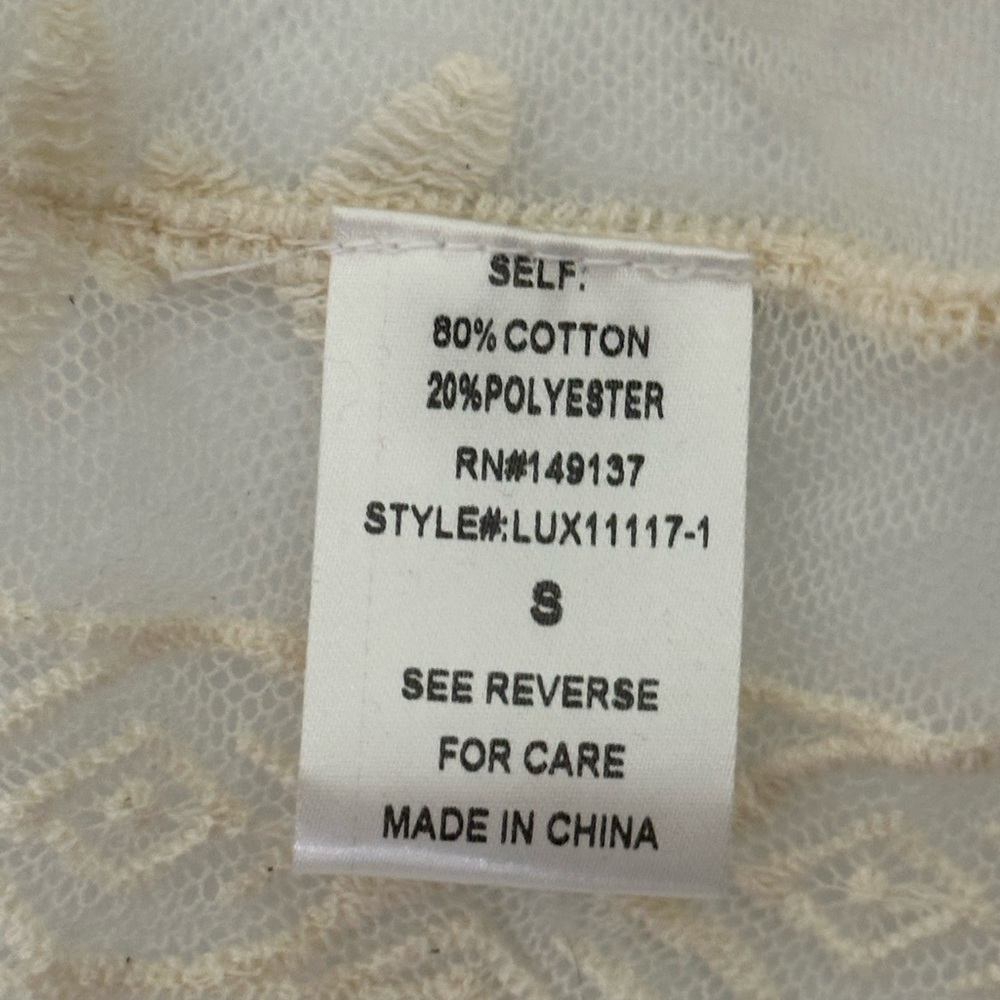 NWT Maverick the Collection Lace Kimono Small - Picture 7 of 8